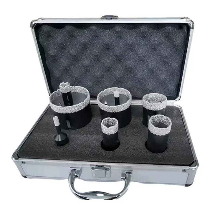 एल्युमीनियम बॉक्स के साथ डायमंड कोर ड्रिल बिट